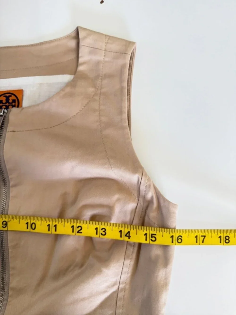 Tory Burch  Alice Khaki Belted Dress size 2